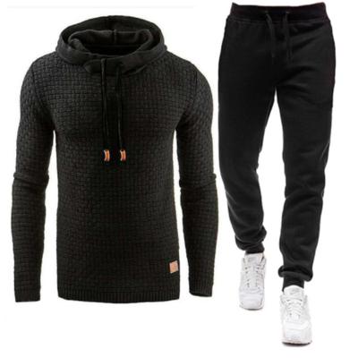 China 2021 New Fashionable Men's Clothing Breathable Breathable Sweat Suits Men Casual Custom Hoodie Tops And Pants Sports Tracksuit Set Two Piece Tracksuit for sale