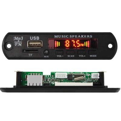 China Wireless MP3 decoder board BT MP3 WMA decoder board 12V USB TF radio usb mp3 player decoder board sunglasses OEM and ODM for sale