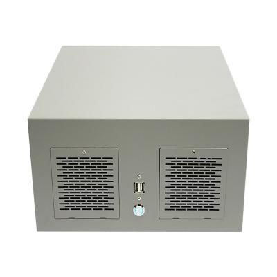 China With fan S37 mini chassis itx computer pc case 9.6*9.6 inch wall mounted mainboard mini for sale