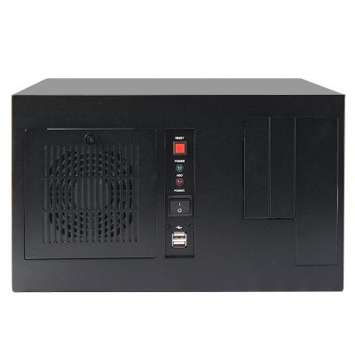 China With Fan 2021 New Model Industrial Rackmount Mini ITX PC Case Server 4U Aluminum Wall Mounted Case Computer Case for sale