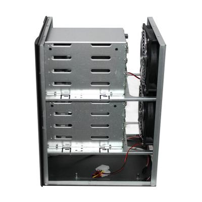 China With Fan Price Voucher 8 itx case NAS Network Case Server NAS Mini Bay Storage Server with Hot Swap for sale