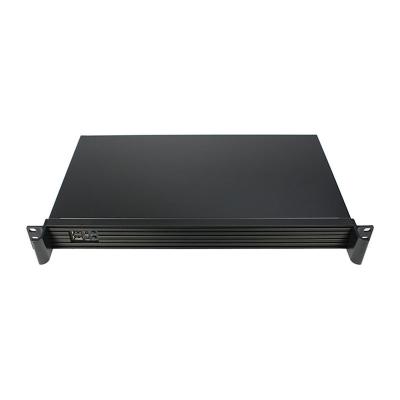 China Akuminum and SGCC 1U Aluminum Short Body Rack Server Computer Chassis Mini ITX Server Case for ITX Mini MB for sale