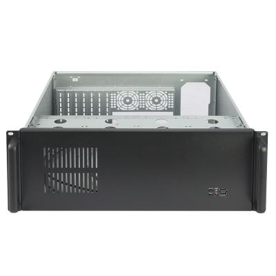 China Industry short rackmount case SGCC manufacture 4u server case black chassis server case supplier for sale