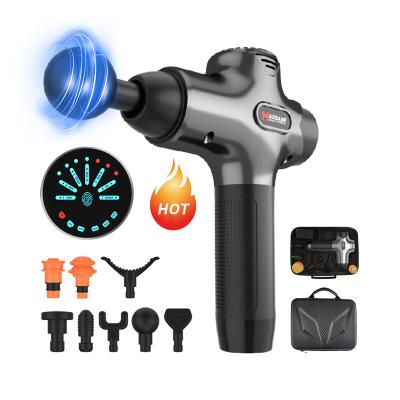 China 2021 New Custom Logo Gym Sports Handheld Deep Body Deep Tissue Massager 16mm Vibration Muscle Massage Gun for sale