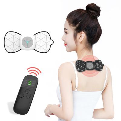 China Portable Ten Unit Physiotherapy Equipment Neck Back Pain Muscle Stimulator Portable EMS Massage Pad for sale