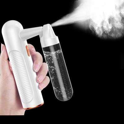 China Handheld Moisturizer Facial Steamer 80ml Cordless Usb Charging Portable Face Mini Nano Spray for sale