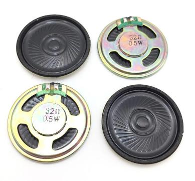 China new 5pcs/lot ultra-thin speaker 32 ohm 0.5 watt 0.5W 32R speaker diameter 40MM 4CM thickness 5MM ultra-thin speaker for sale