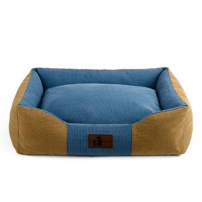 China Wholesale Custom Breathable Pet Bed Breathable Dog Cat Sofa Bed and Accessories Nest Large Rectangle Pet Mat for sale