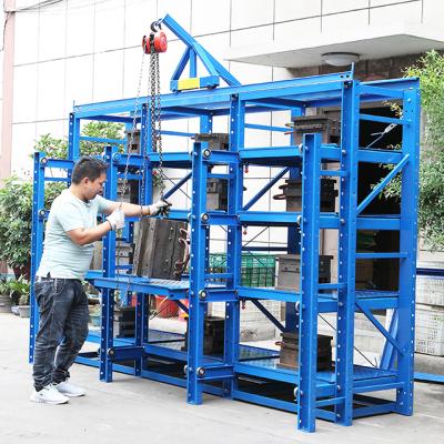 China Industry Wholesale Manufacturing Heavy Duty Storage Metal Corrosion Protection Warehouse Mold Rack Mold Shelf System for sale