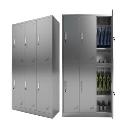 China High precision factory/hospital/supermarket/warehouse store ware customazation stainless steel cabinet locker for sale