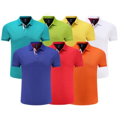 China Polo Shirts Men's Golfwear Gym Running Training Shirts High Quality Breathable Sport T-shirt Sleeve Shorts for sale