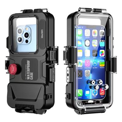 China Bestselling High Quality Shockproof Phone Case iPhone Huawei Samsung Xiaomi Waterproof 30m Diving Case for sale