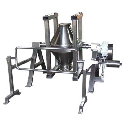 China Food Factory Price Double Cone Rotary Vacuum Blender for sale