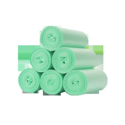 China EN13432 Disposable Eco Friendly Compostable Strong Biodegradable Plastic Garbage Bags Roll Bio Garbage Bag for sale