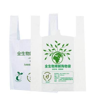 China 100% Biodegradable and Compostable Green Biodegradable Shopping Bag From Certificate Manufacturing 100% PBAT +PLA for sale