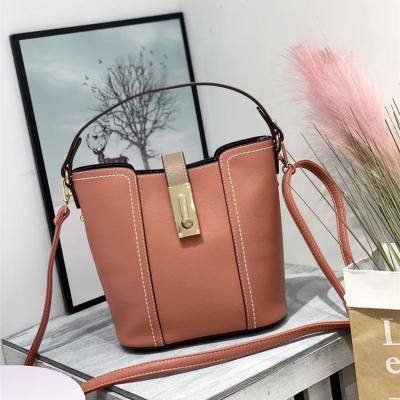 China Luxury Elegant Vintage Tote Woman Anti-theft Designer Macaron Shoulder Bag Colors Bucket Bag for sale