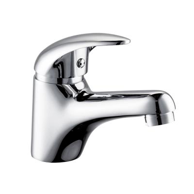 China Luxury Single Hole Single Hole Handle Basin Bathtab Faucets Bathroom Mixer Water Taps Metered White Faucet Vanity for sale