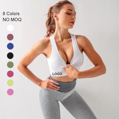 China Breathable Breathable Wholesale Seamless Sports Bra Fitness With Favorable Discount for sale