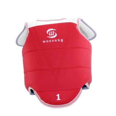 China Free Shipping Sample Taekwondo Chest Protector Chest Guards Adult Unisex PU Eco - Friendly for sale