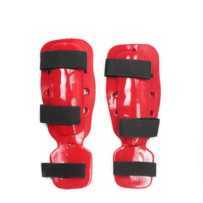 China Free Shipping Durable Sample Taekwondo Shin Instep Guard Dipped Foam Training Boxing Gear for sale