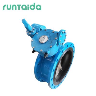 China D341X-10/16Q QT450 PN10 PN16 General Underground Water Pipe Network Rubber Seal Flange Dual Price Butterfly Valve for sale