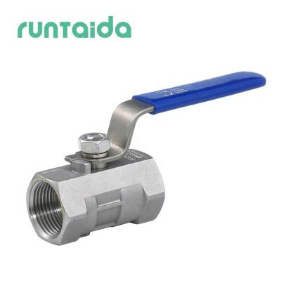 China API 6d general standard one piece DN10 DN40 DN50 PN16 PN25 PN40 1pc threaded ss316 stainless steel NPT ball valve for sale