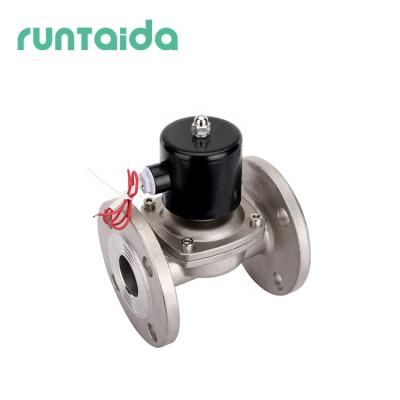 China 1 Inch 25mm 50mm 150mm Inch 6 Inch 4 1/2 2 Inch 24v 24v Water Gas General AC 5v DC Stainless Steel Flange Solenoid Valve for sale