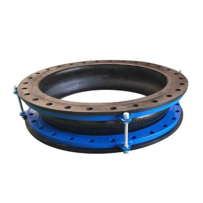 China Carbon steel oil DN200 DN65 DIN JIS metal flange nbr standard epdm rod control limit flexible expanders PN16 PN50 bellow rubber gasket for sale