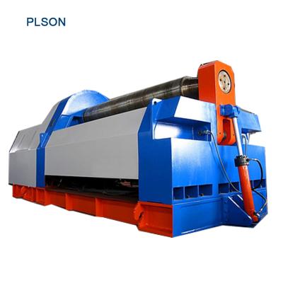 China Garment Shops W12 12x3000 4 Roller Sheet Metal Plate Hydraulic Rolling Machine With CNC Controller for sale