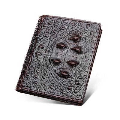 China RFID Front Pocket Card Holder Men's Slim Bifold Wallet RFID Blocking Real Leather Money Clip Wallet Wholesale for sale