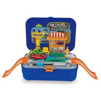 China Children's Educational Plastic DIY Tools Simulation Gas Station Toy Boy Non-Toxic Eco - Friendly for sale