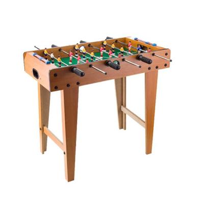 China Eco-friendly Material Indoor Wooden Soccer Game Sports Competition Table With Tall Feet for sale