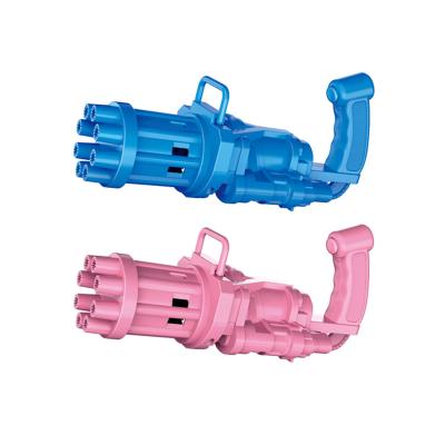 China Funny Outdoor Toy 3+ Kids Colorful Plastic Electric Toy Water Bubble Gun With Unique Shape for sale