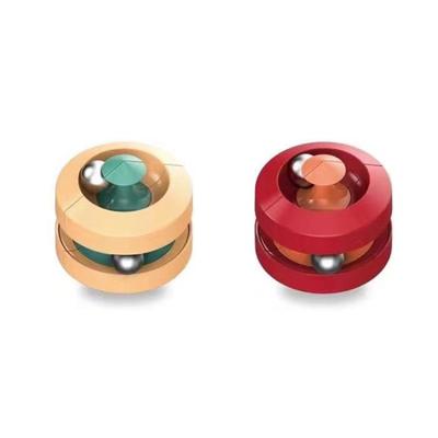 China Decompression Stress Release Restless Person Deformation Fingertip Spinner Bead Eco-friendly Orbit With Multi Color for sale