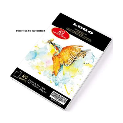 China Hardcover Watercolor Paper Protector, Cold Pressed, Acid Free, Ideal for Watercolor Painting and Wet Media, Textured Large Paper and Sketchbook for sale