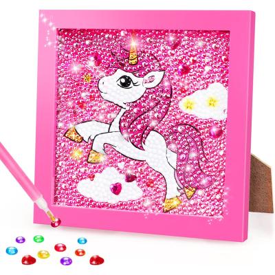 China Kids Adults 5D Diamond Painting for Kids with Wooden Frame - Diamond Arts and Crafts for 12 Kids Ages 6 - 8 - 10 - - Gem Painting Kit - Unic for sale