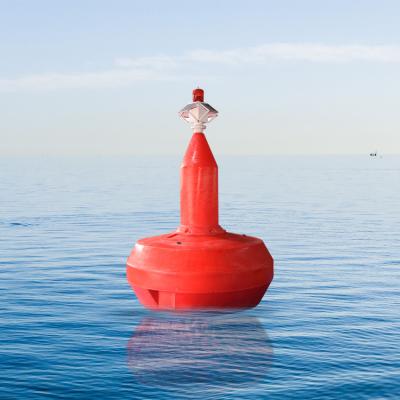 China Mark Equipped Marine Floating Marker UV Resistant Lit Navigation Beacon For Sale for sale