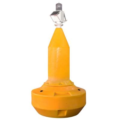 China UV Resistant High Quality Plastic Floating Buoy With Radar Navigation Marine Light for sale