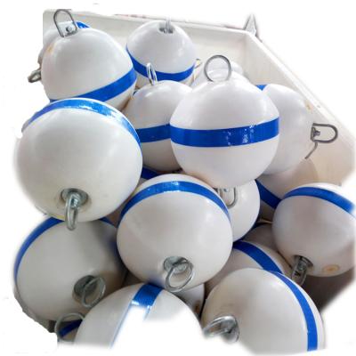 China Corrosion Resistance Marine Plastic Floating Ball Buoy For Scouting Swimming Area for sale