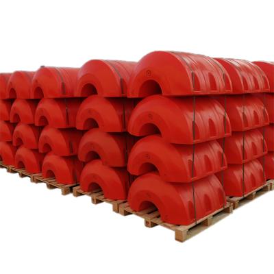 China Marinas Marine High Density Plastic HDPE Pipe Dredge Dredge Float For Sand Discharge Pipeline Dredge Buoy for sale