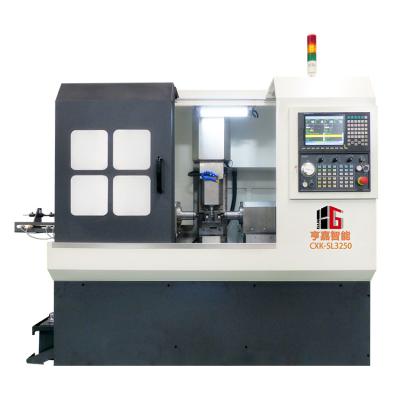 China Metal Parts Double To Spindle Lathe Trade Assurance China CXK-SL3250 CNC Slope Lathe Batching Turning Machine For Metal for sale