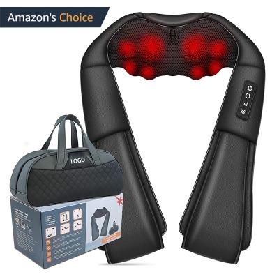 China Dropshipping Comfortable Neck Shoulder Massager Neck and Back Massage Devices with Different Design for Choice 3D Massage Kneading Shawl for sale