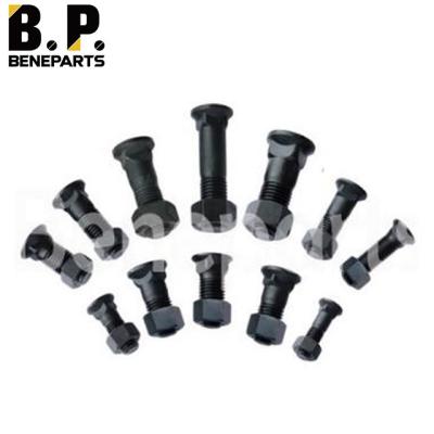 China Building Material Stores Excavator Bucket Parts 7X2564 Hex Bolt And Nut for sale