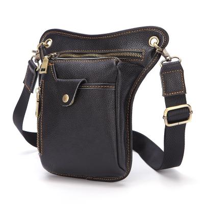 China Professional Water Proof Crazy Horse Whip Shoulder Chest Bag Men Retro Cross - Leather Body Waist Bag for sale