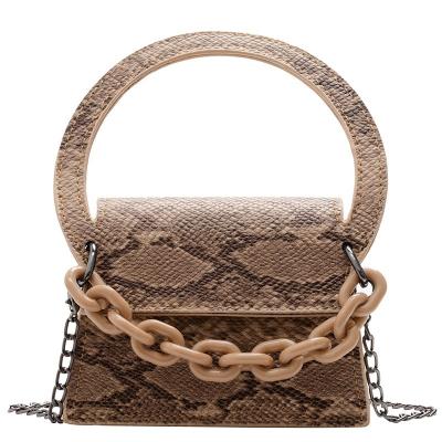 China 2020 Fashion Wholesale Hot Selling High Quality Snakeskin PU Leather Bags Totes Handbags For Women for sale