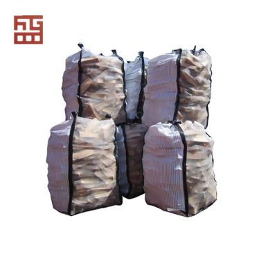 China 1 Customized Breathable Cubic Air PP PE Elephant Large 1 Ton Firewood Mesh Bag For Firewood Vegetable for sale