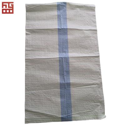 China Recyclable Raffia Laminated Pet Food Waste Bag Drop Sack PP Woven Sack Bag For Fertilizer for sale