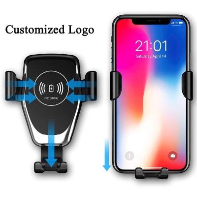 China Amazon Best Seller Hot Sellings Real Qi Charger Mobile Phone Car Holder Fast Wireless Radio for sale