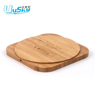 China High Quality Universal C Rohs Charging 10W Charger Wooden High Power Plastic Wireless Plates for sale