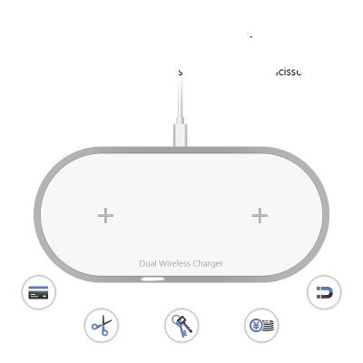 China Mobile Phone 2 in 1 Fast Charging Multi Port Usb C Charger Xs X Samsung S10 S9 S8 Xiaomi MI 9 Max iPhone for sale